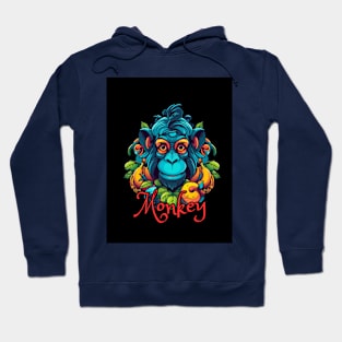 Monkey T-Shirt Hoodie